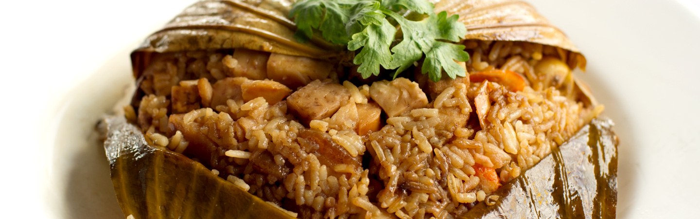 ข้าวอบใบบัว